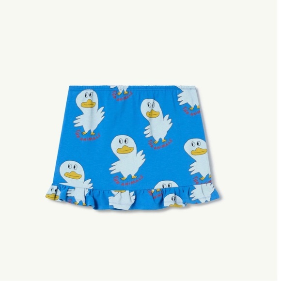 Blue Duck Print Kids Skirt - Picture 2 of 4